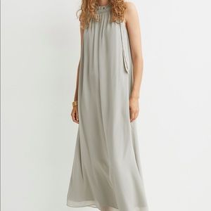 H&M Long Crinkle Dress. NWT